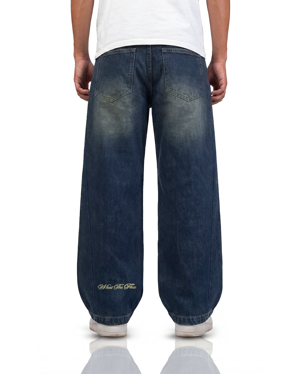 Void Blue Panel Baggy Jeans