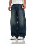Void Blue Panel Baggy Jeans