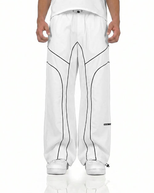 Baseline White Parachute Pants