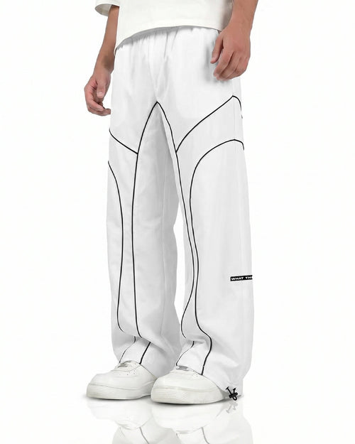 Baseline White Parachute Pants