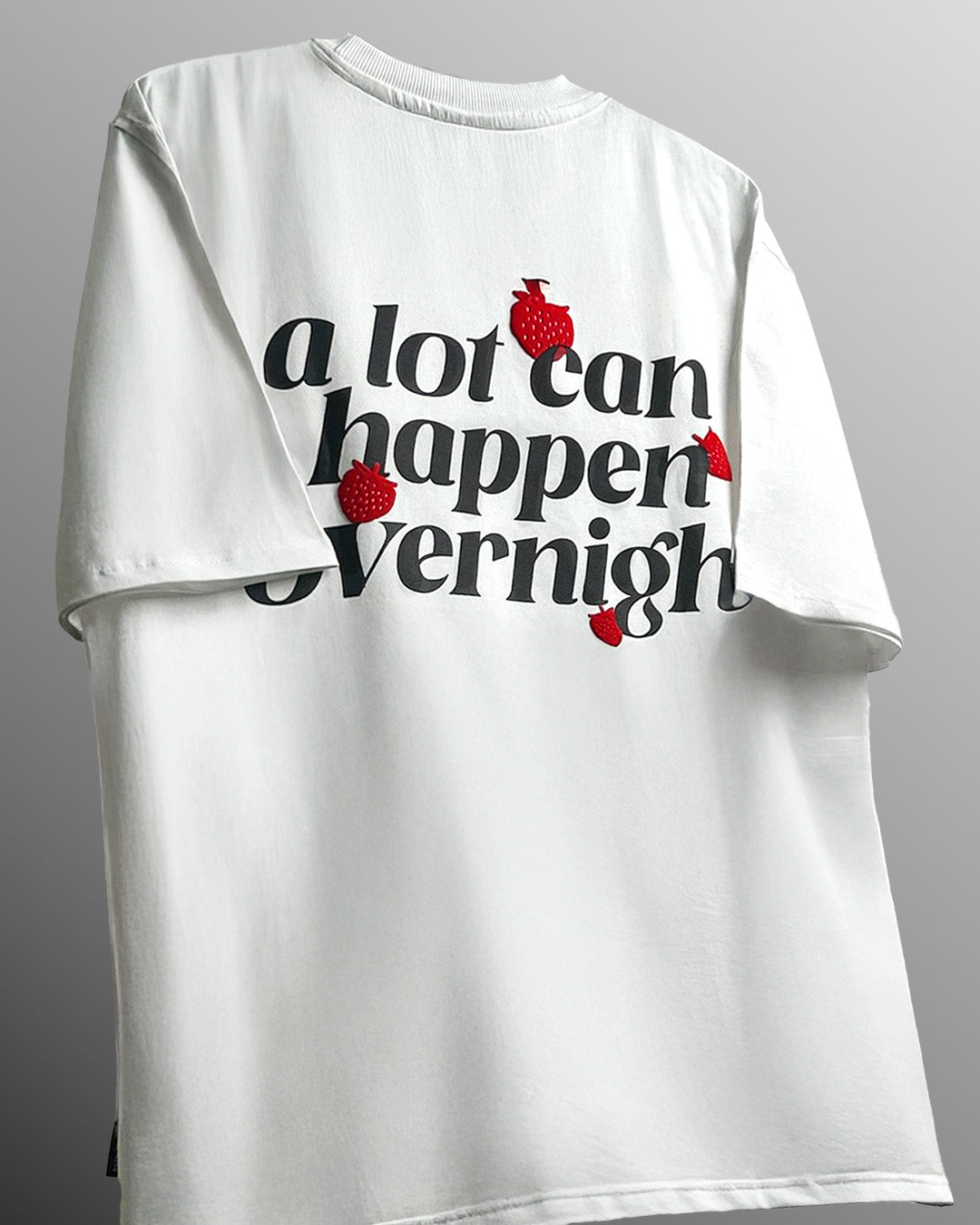 Goat Overnight Heavyweight White T-shirt