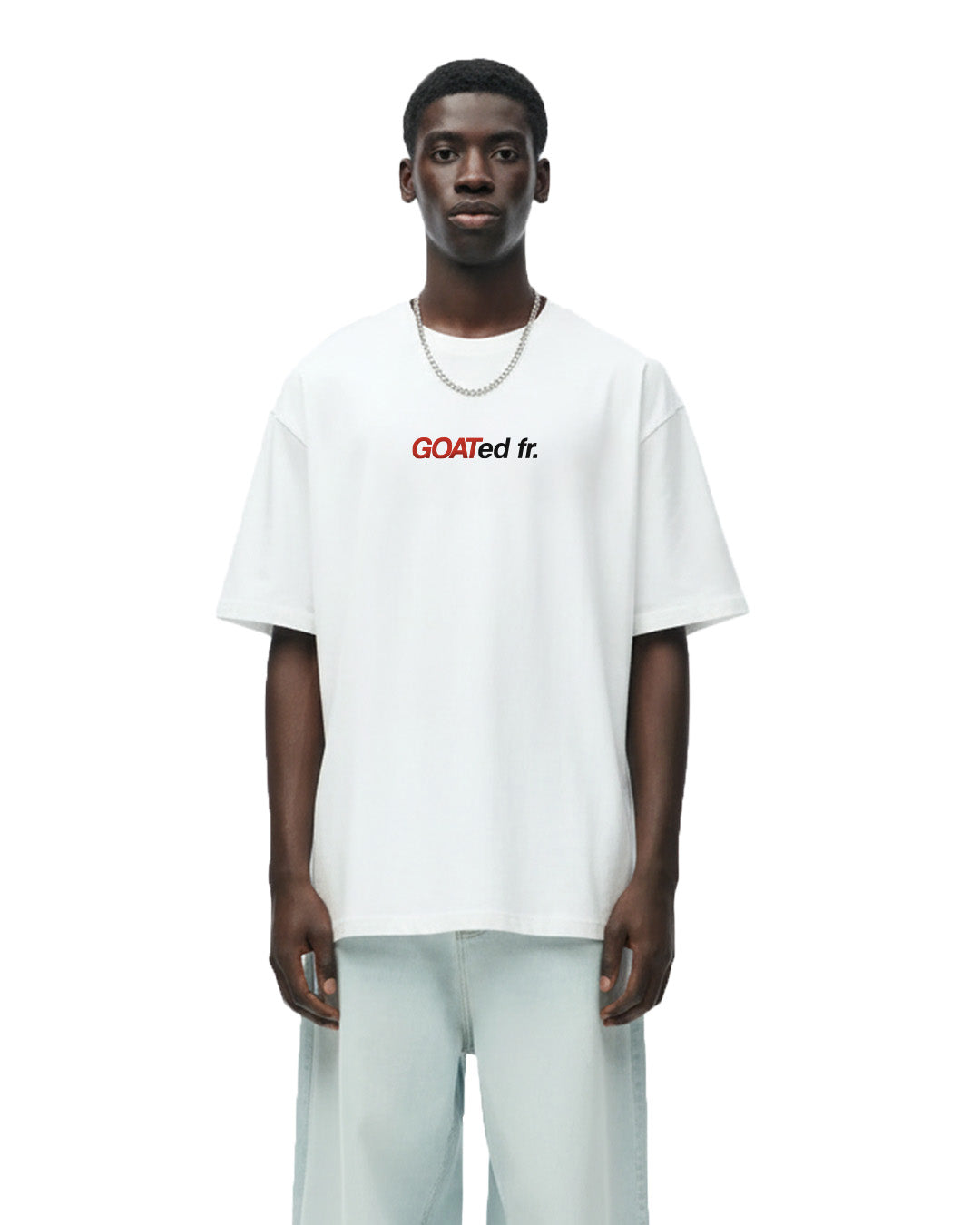 Goat Overnight Heavyweight White T-shirt