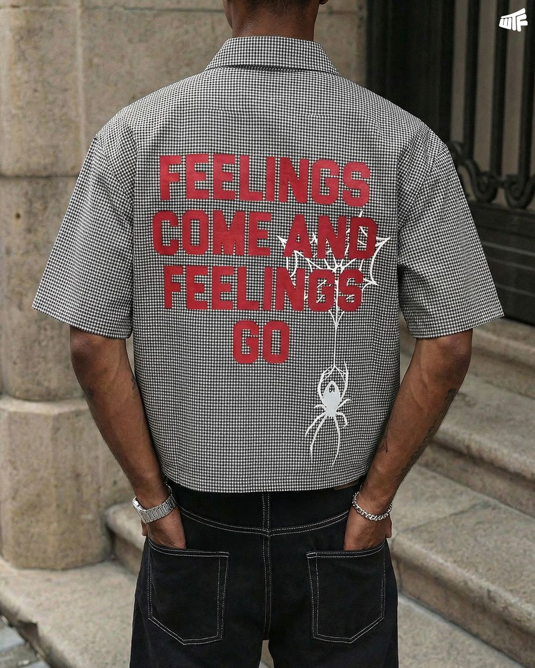 Feelings Half Sleeves Checks shirt