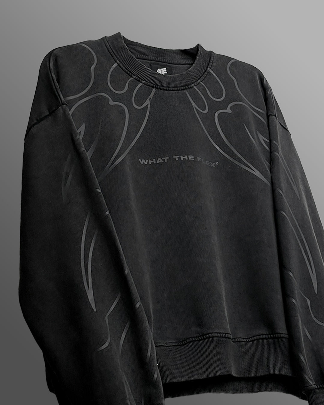 Wild Fire Acid Wash Sweatshirt