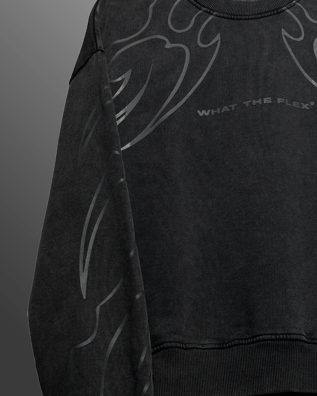 Wild Fire Acid Wash Sweatshirt
