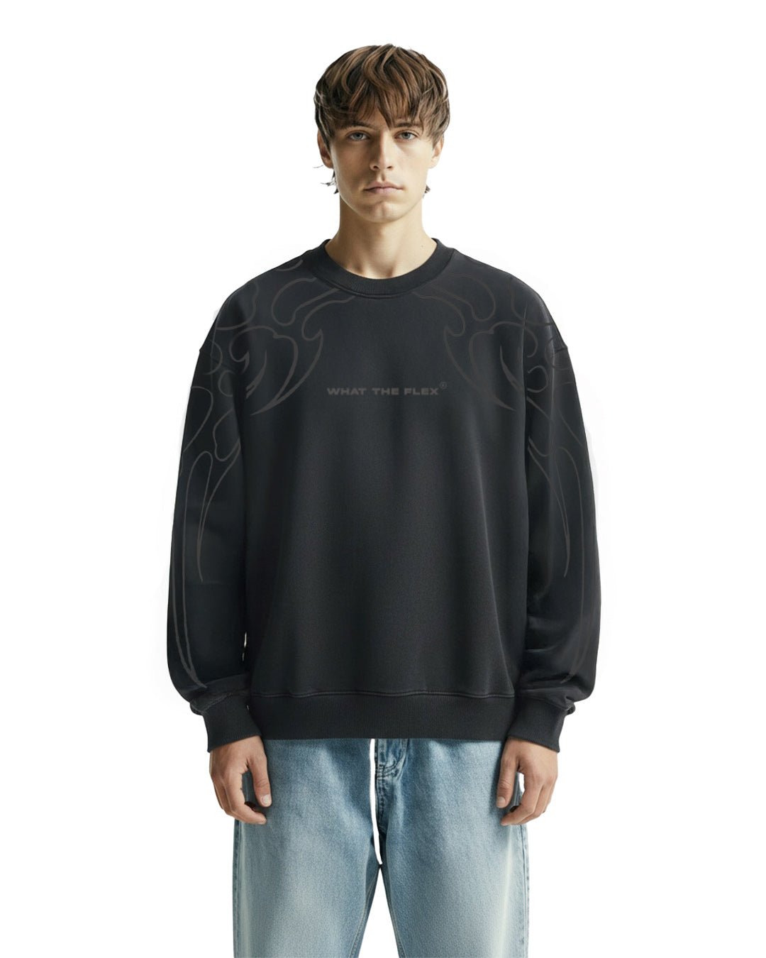 Wild Fire Acid Wash Sweatshirt