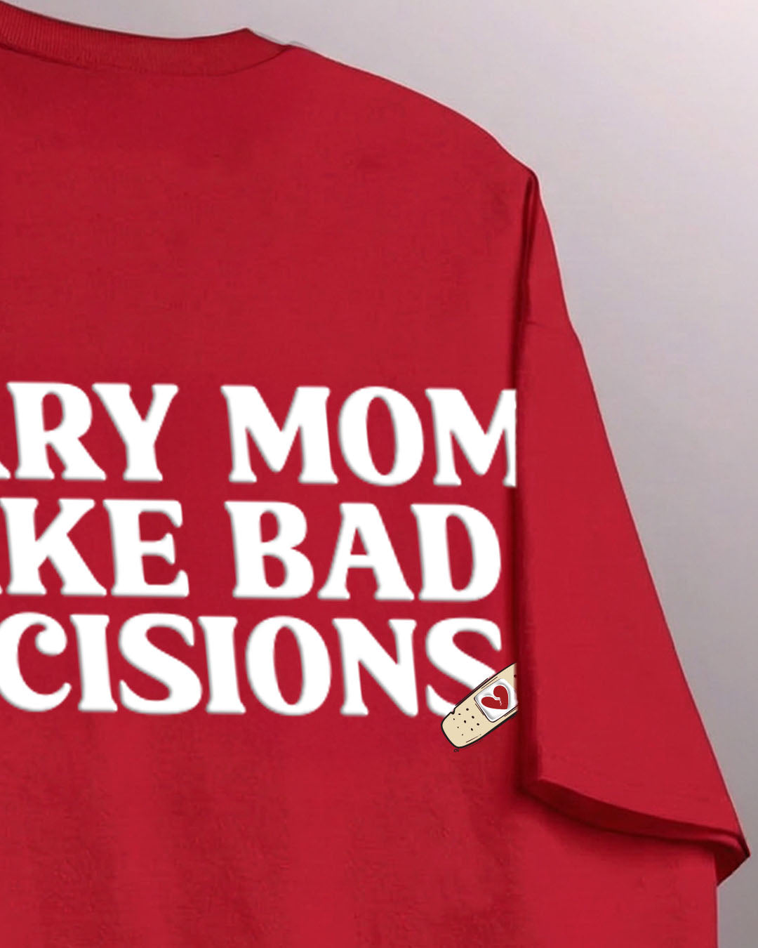 Bad Decisions Boxy-Fit T-shirt