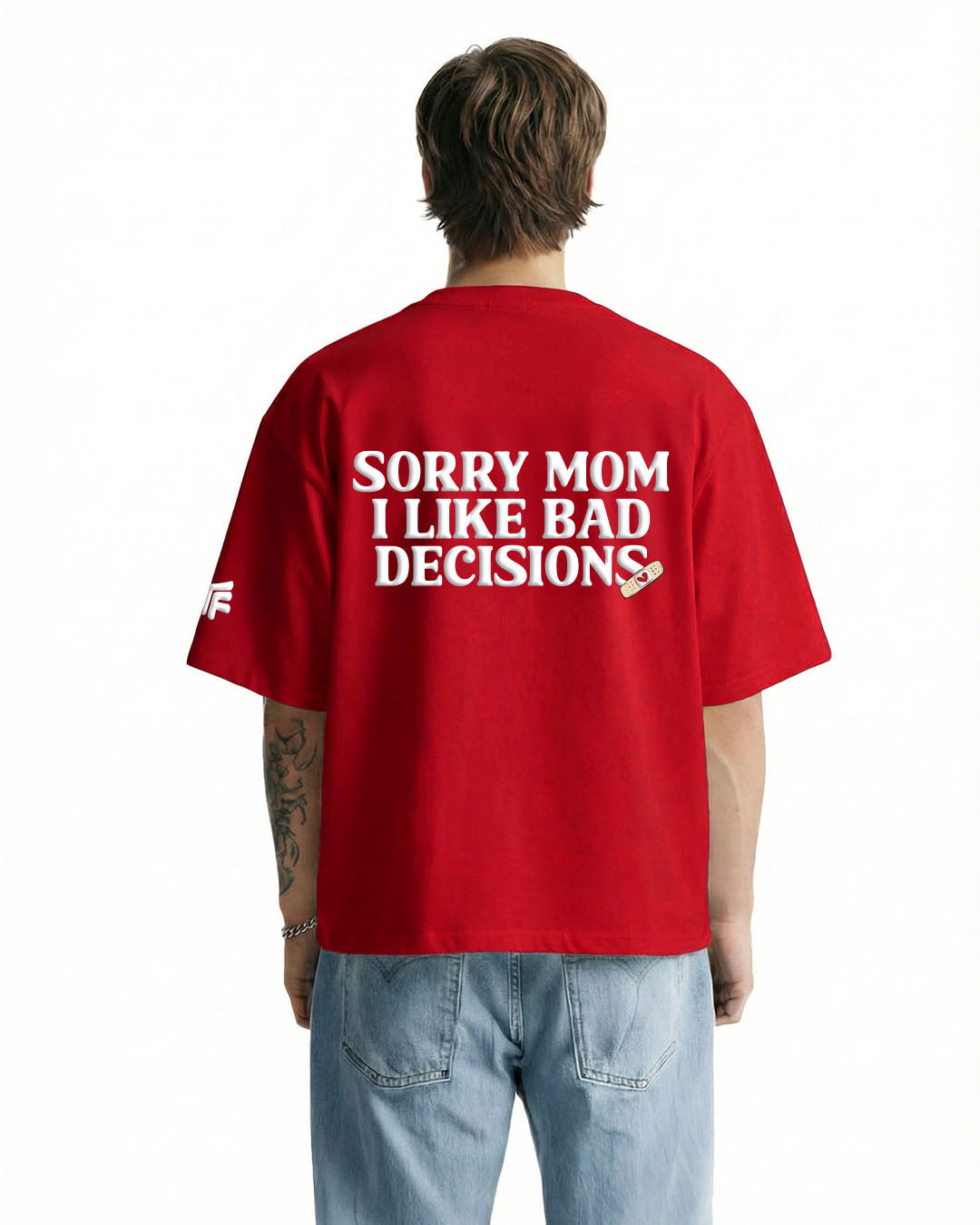 Bad Decisions Boxy-Fit T-shirt