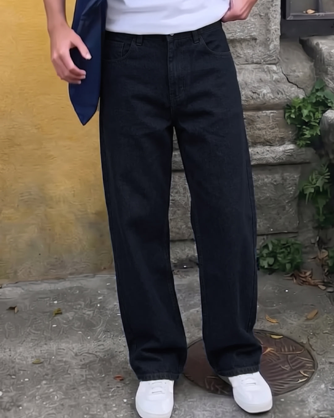 Core Indigo Straight Cut Jeans