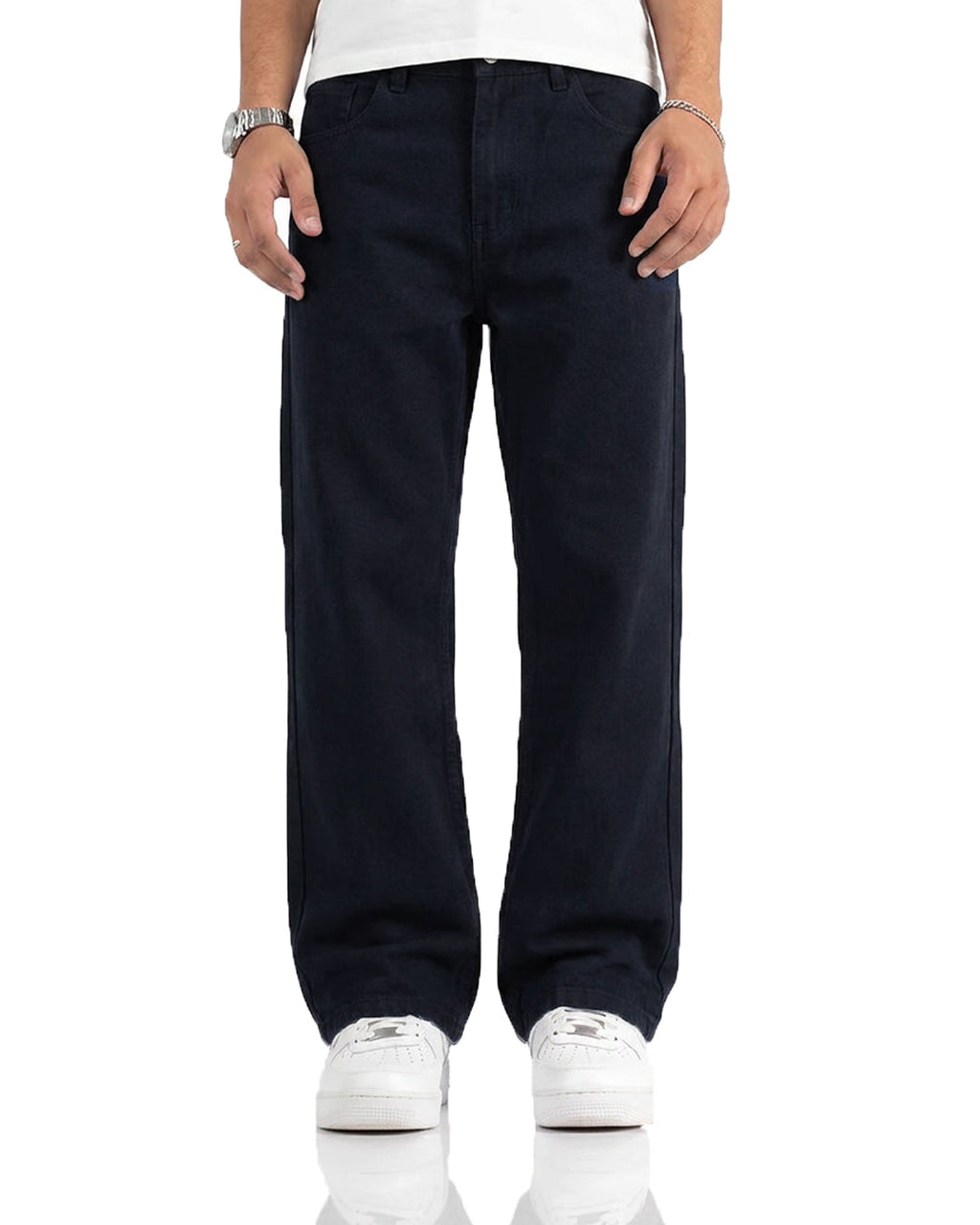Core Indigo Straight Cut Jeans