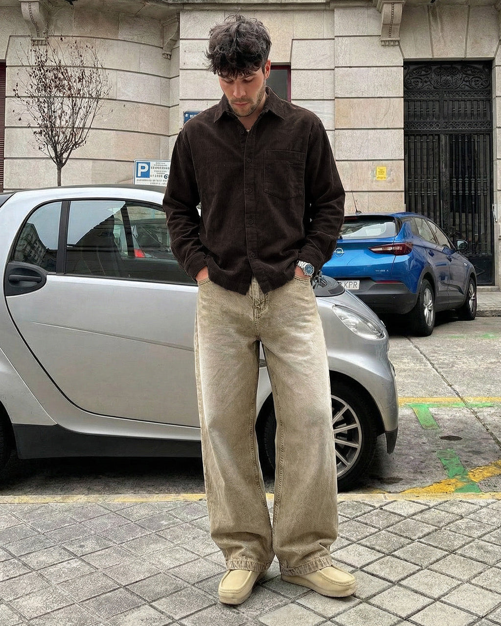 Mocha Corduroy Shirt