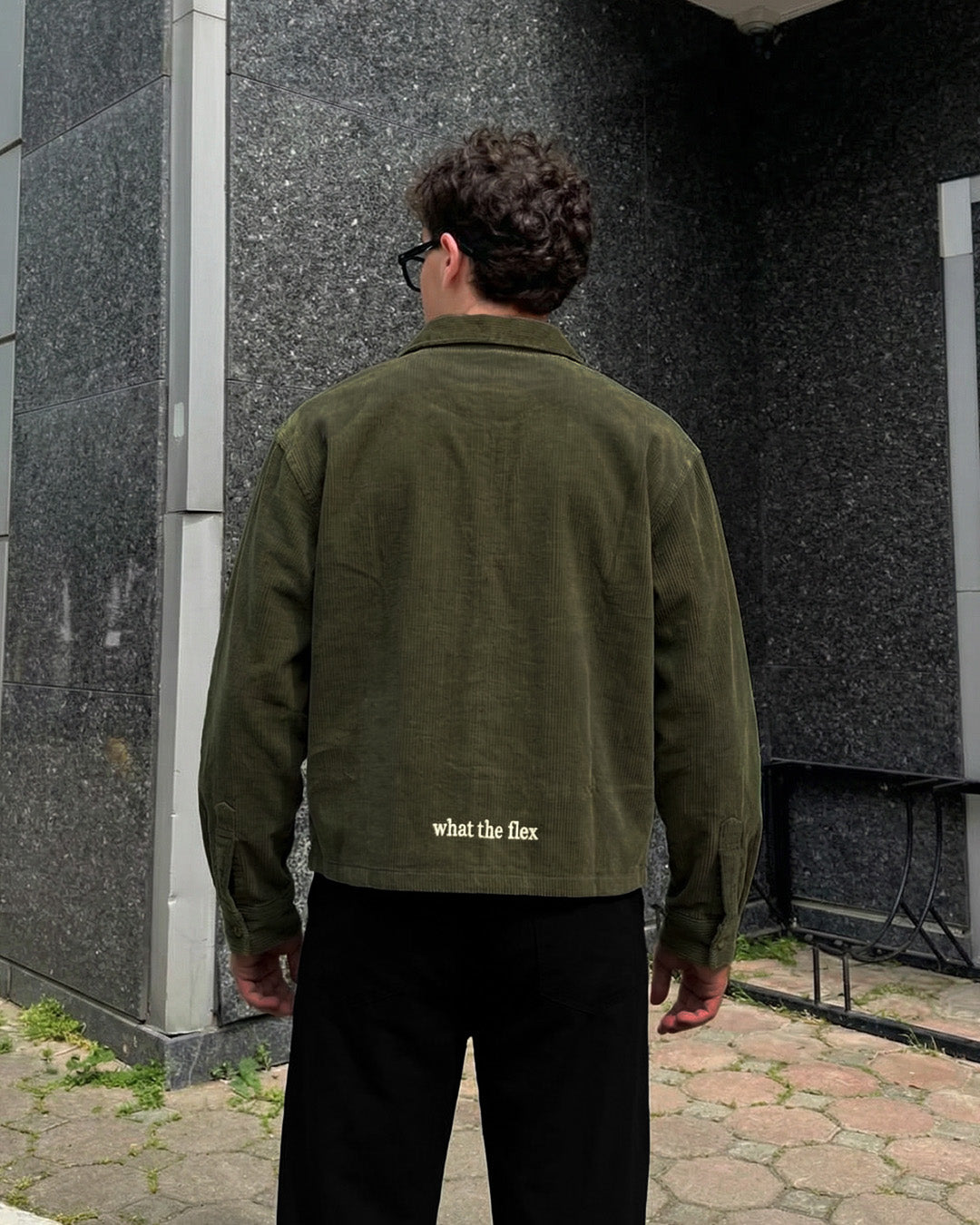 Olive Corduroy Shirt