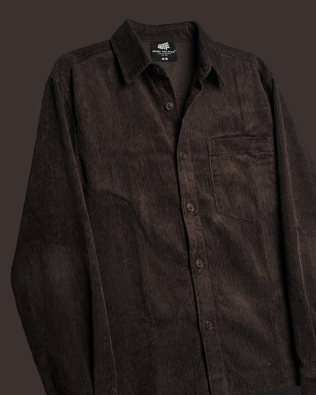 Mocha Corduroy Shirt