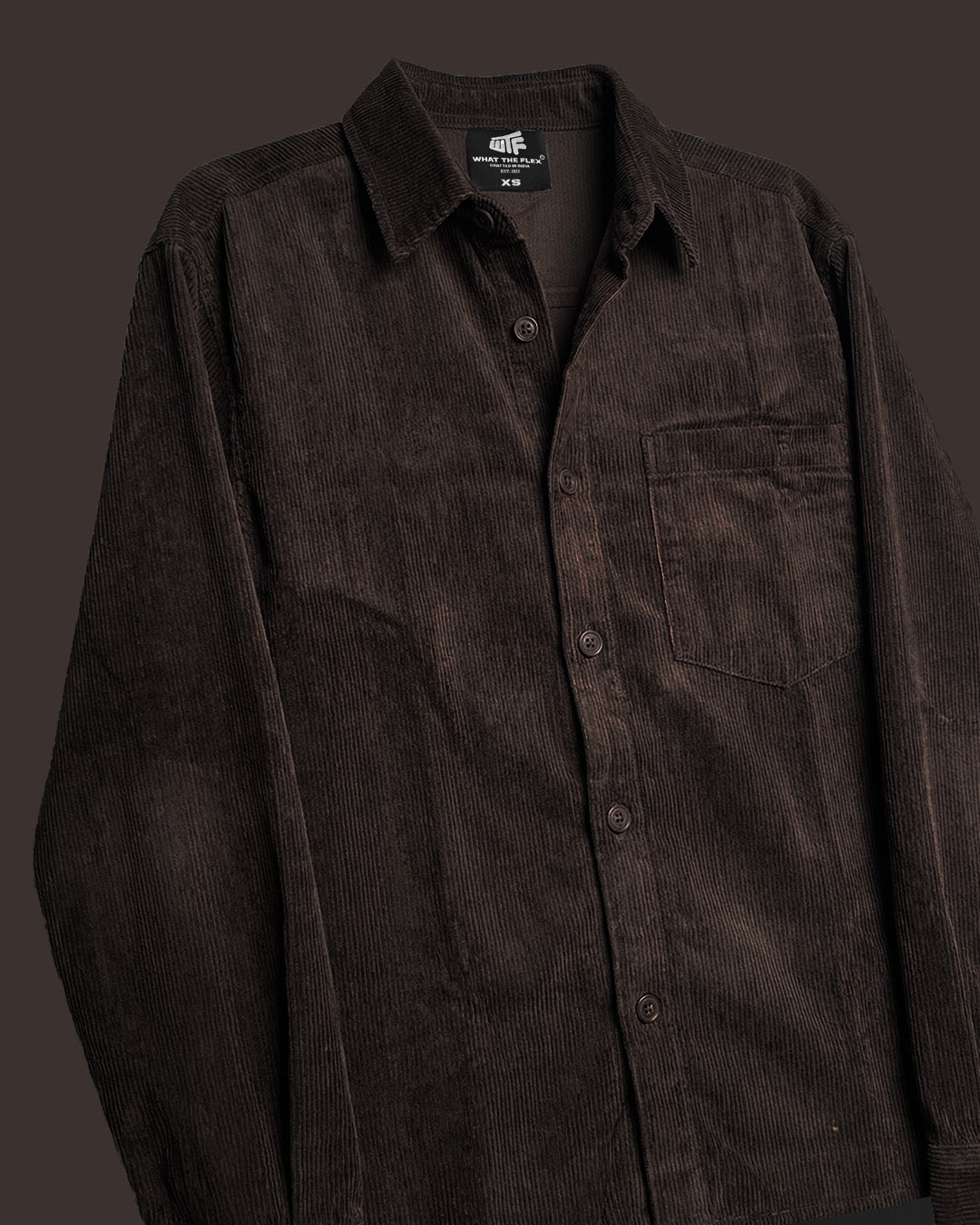 Mocha Corduroy Shirt