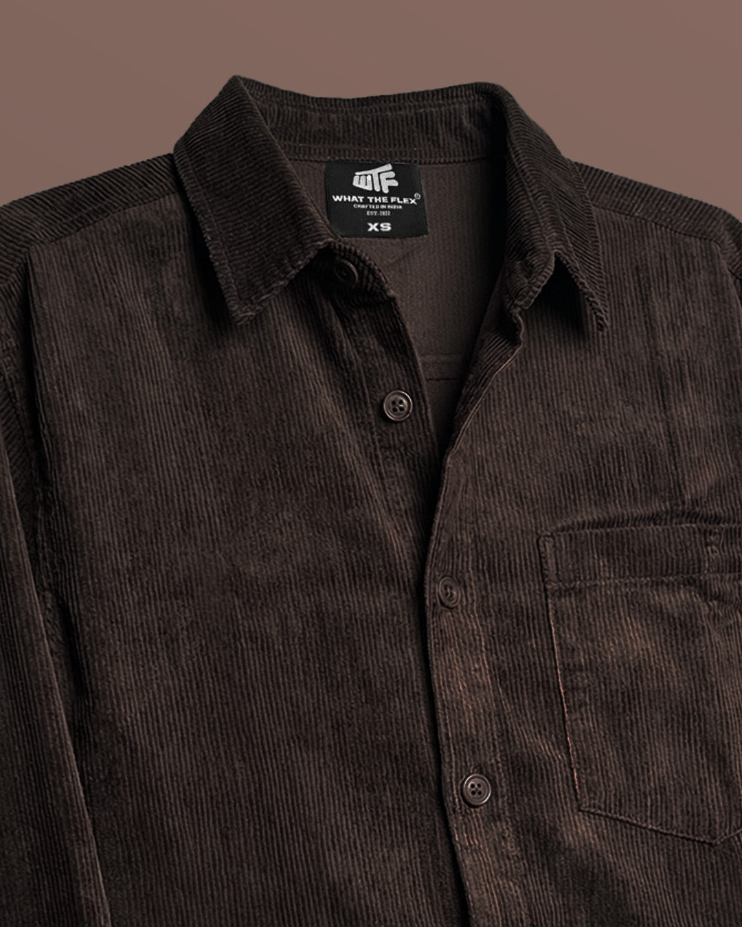 Mocha Corduroy Shirt