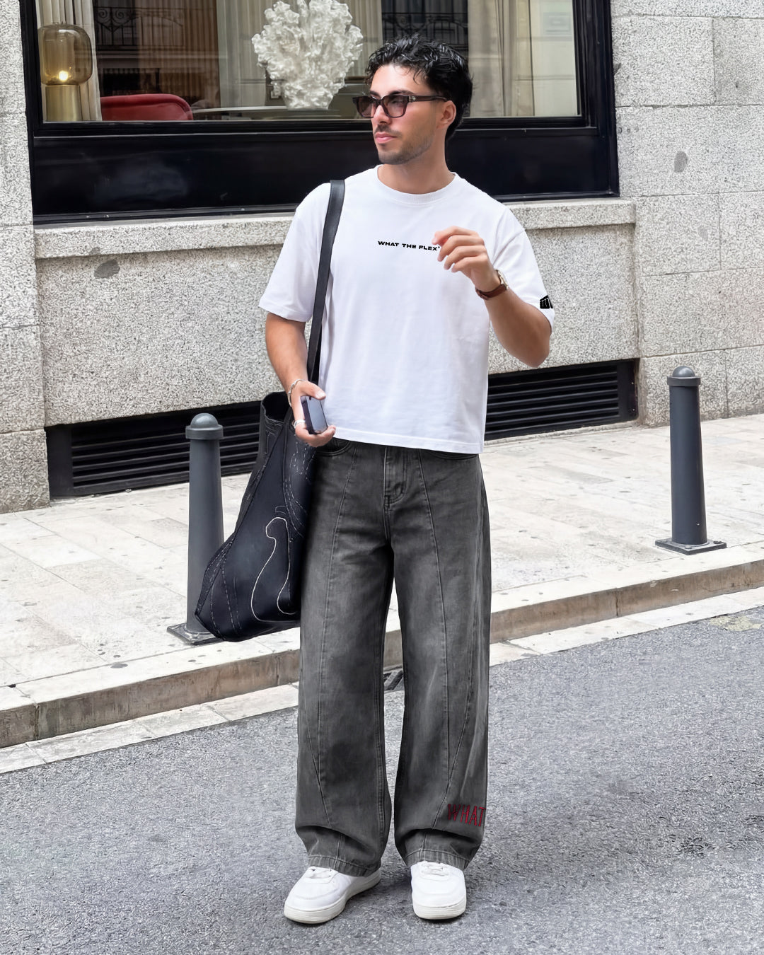 Cypher Grey Baggy Jeans