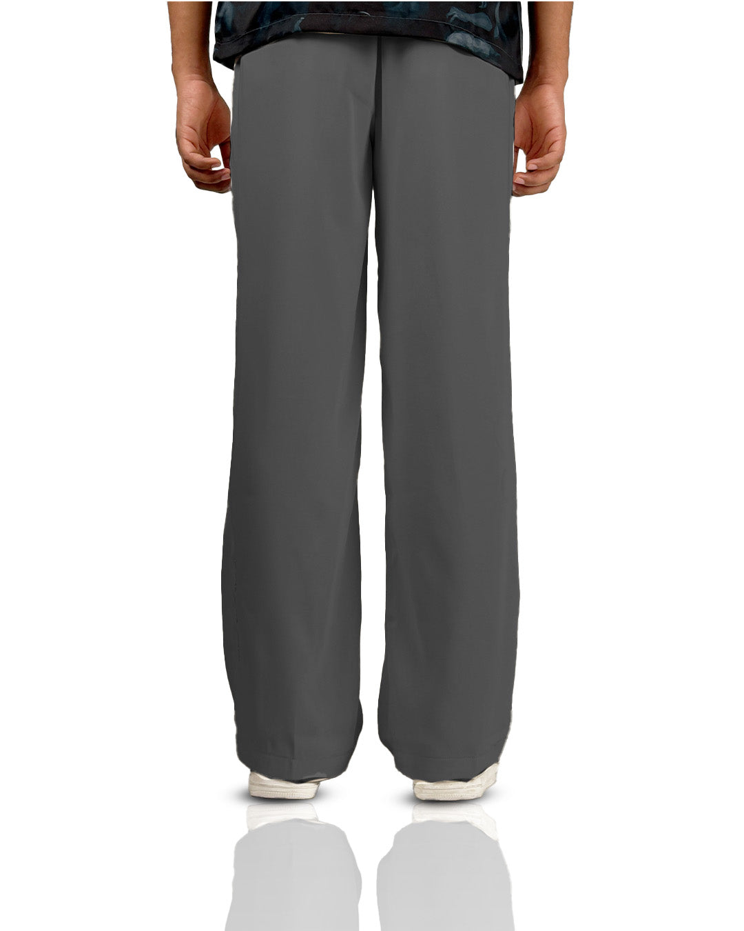 Dark Grey Classic Korean Pants