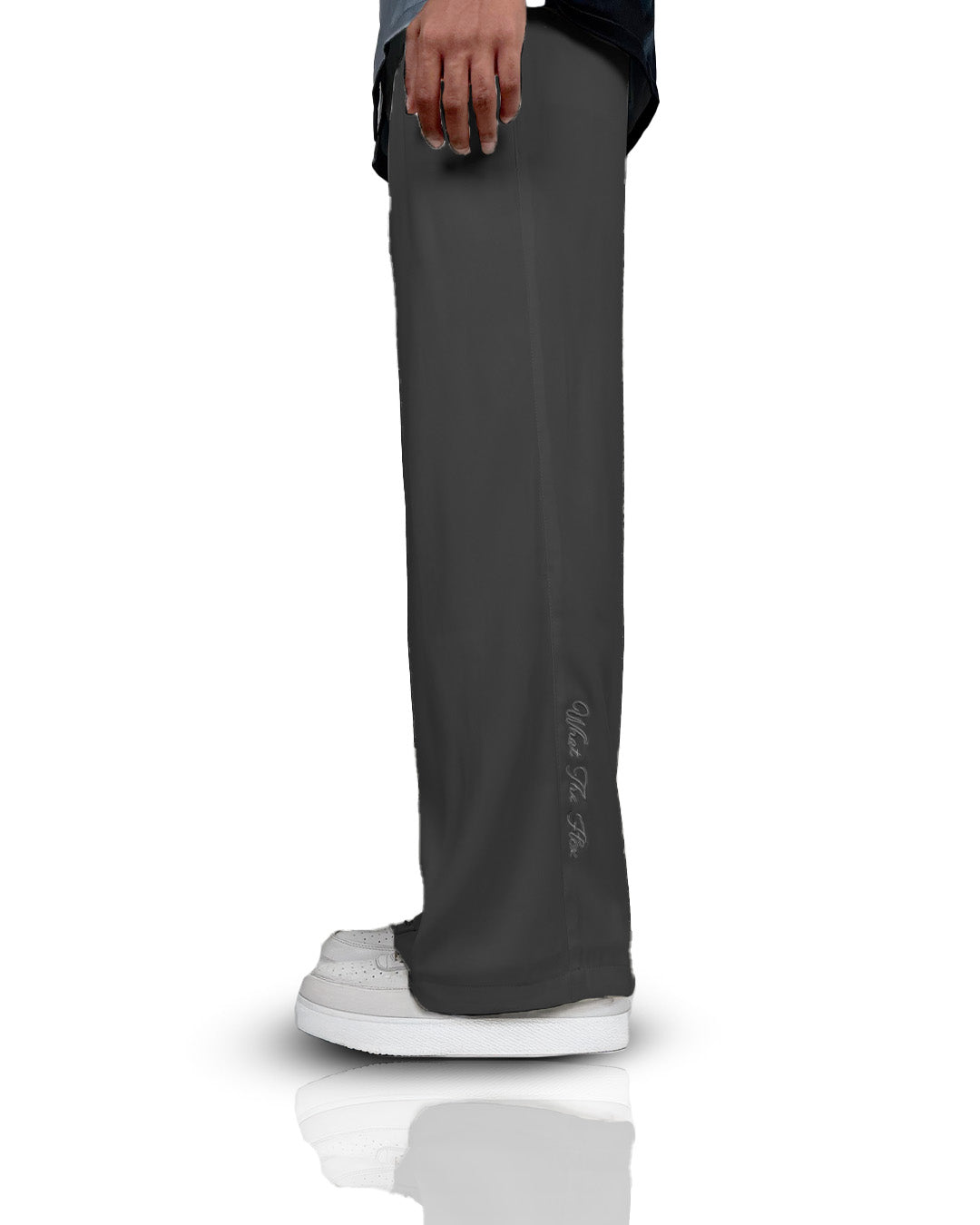 Dark Grey Classic Korean Pants