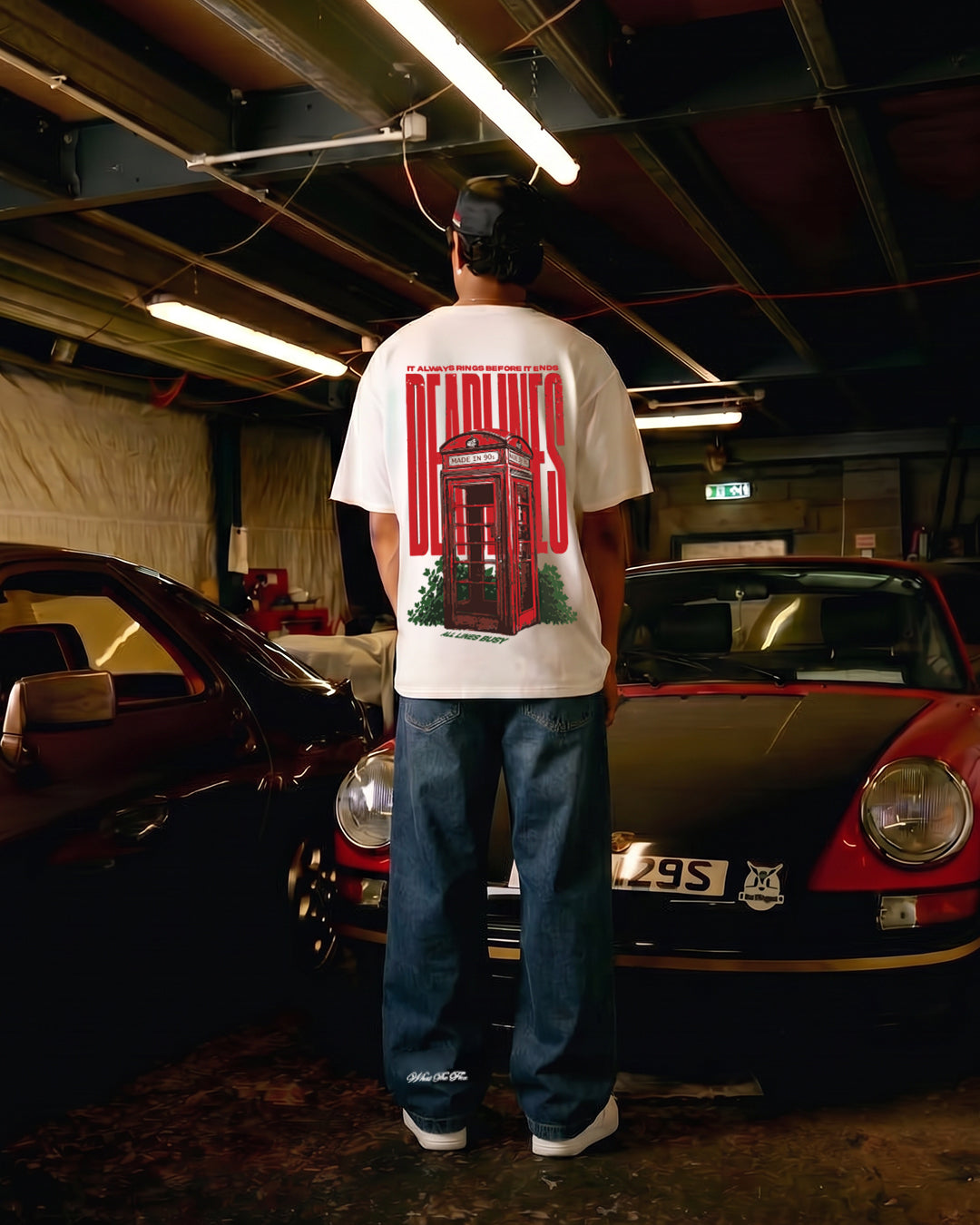Deadlines Heavyweight White T-Shirt