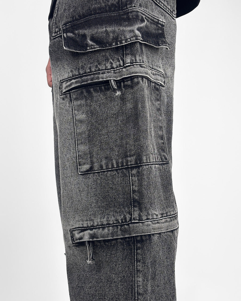 Stash Pocket Cargo Baggy Jeans