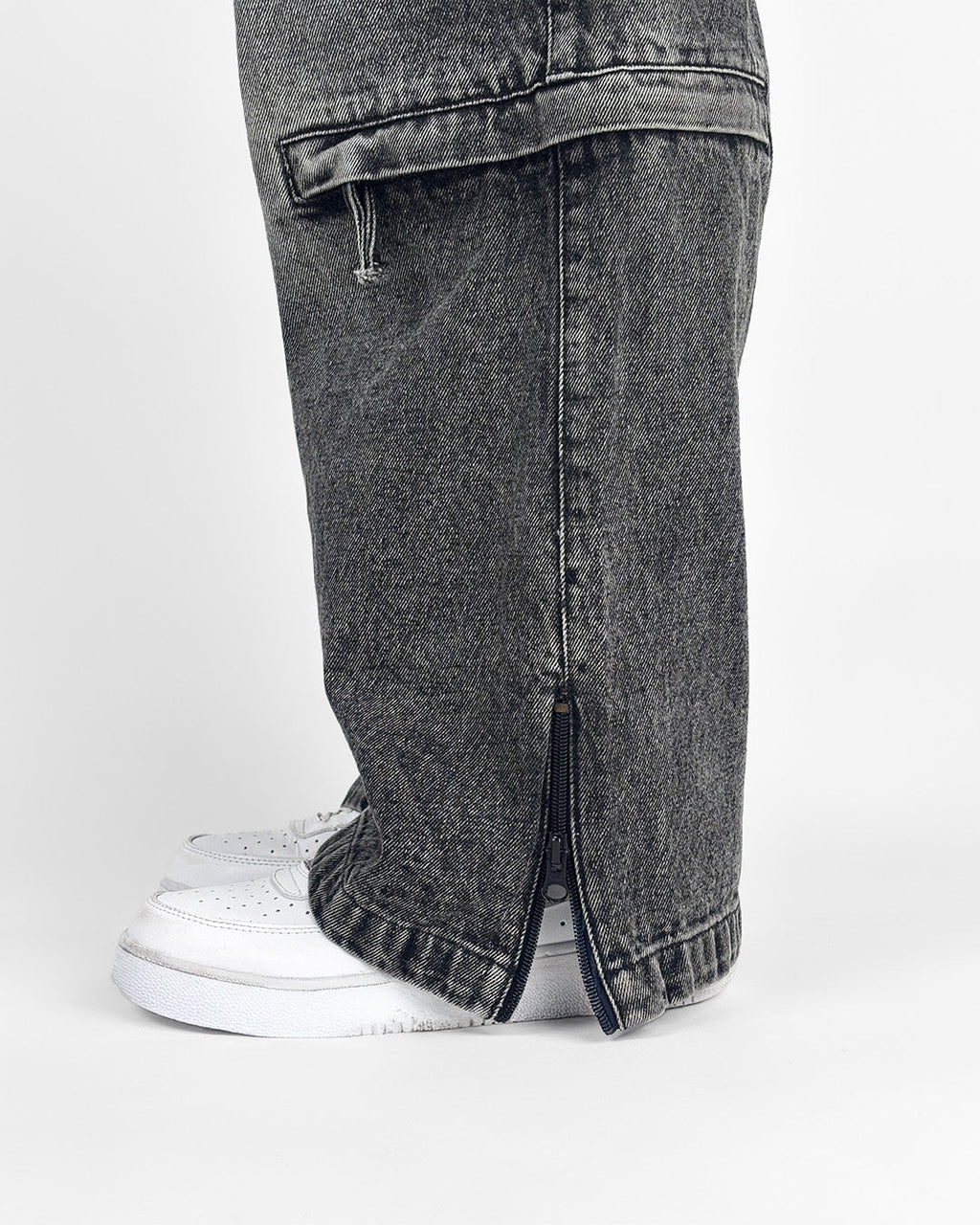 Stash Pocket Cargo Baggy Jeans