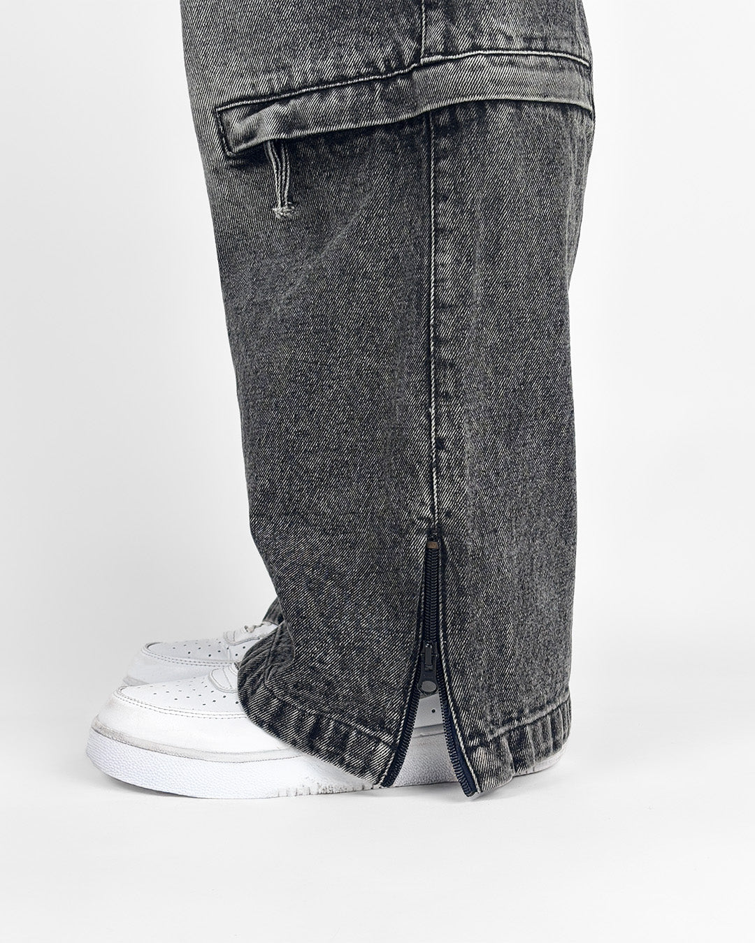 Stash Pocket Cargo Baggy Jeans