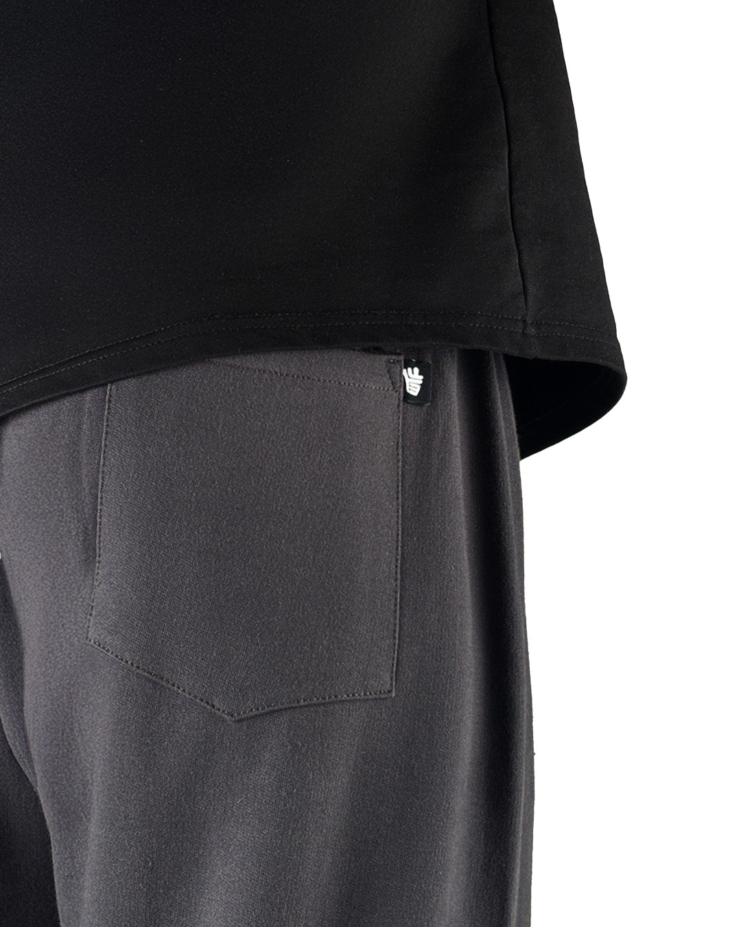 Grey Dropout Sweatpants