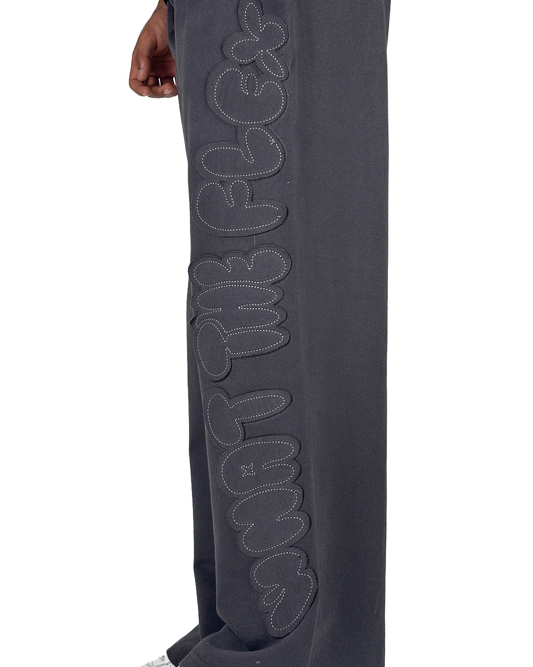 Grey Dropout Sweatpants