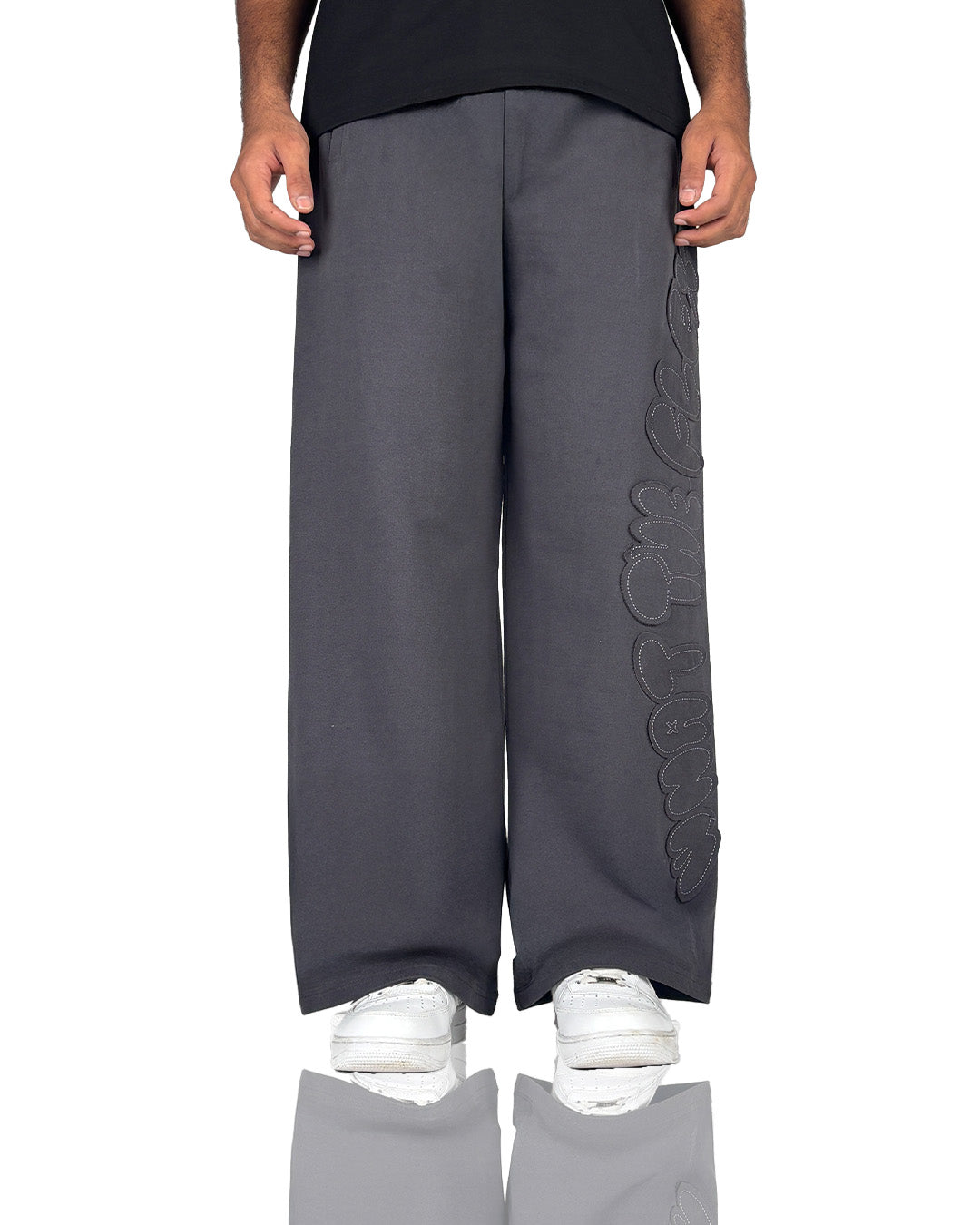 Grey Dropout Sweatpants