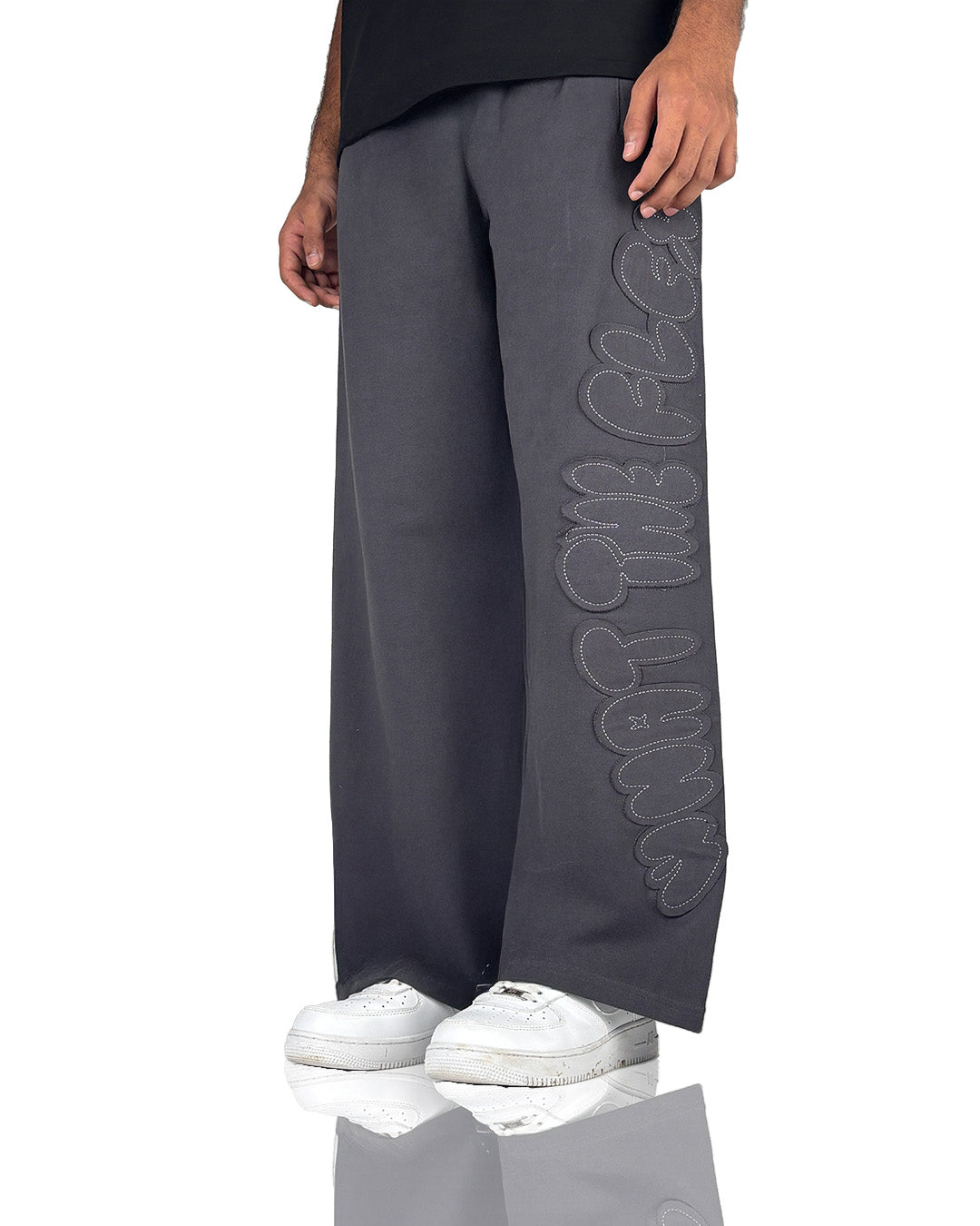 Grey Dropout Sweatpants