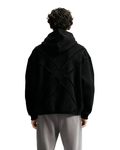 Fearless Black Boxy-Fit Hoodie