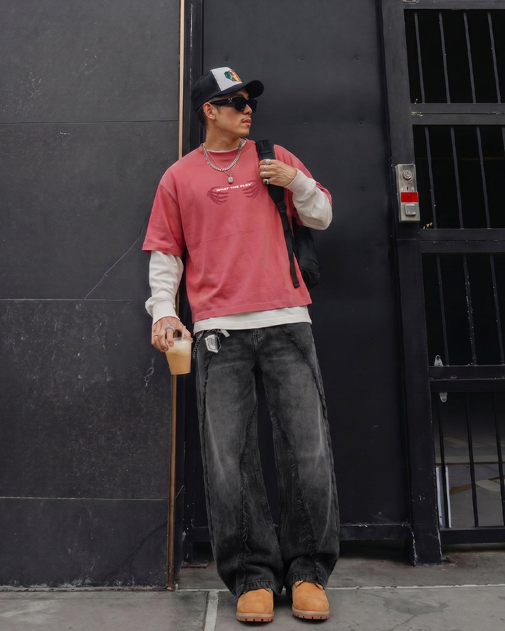 Feral Structured Baggy Jeans