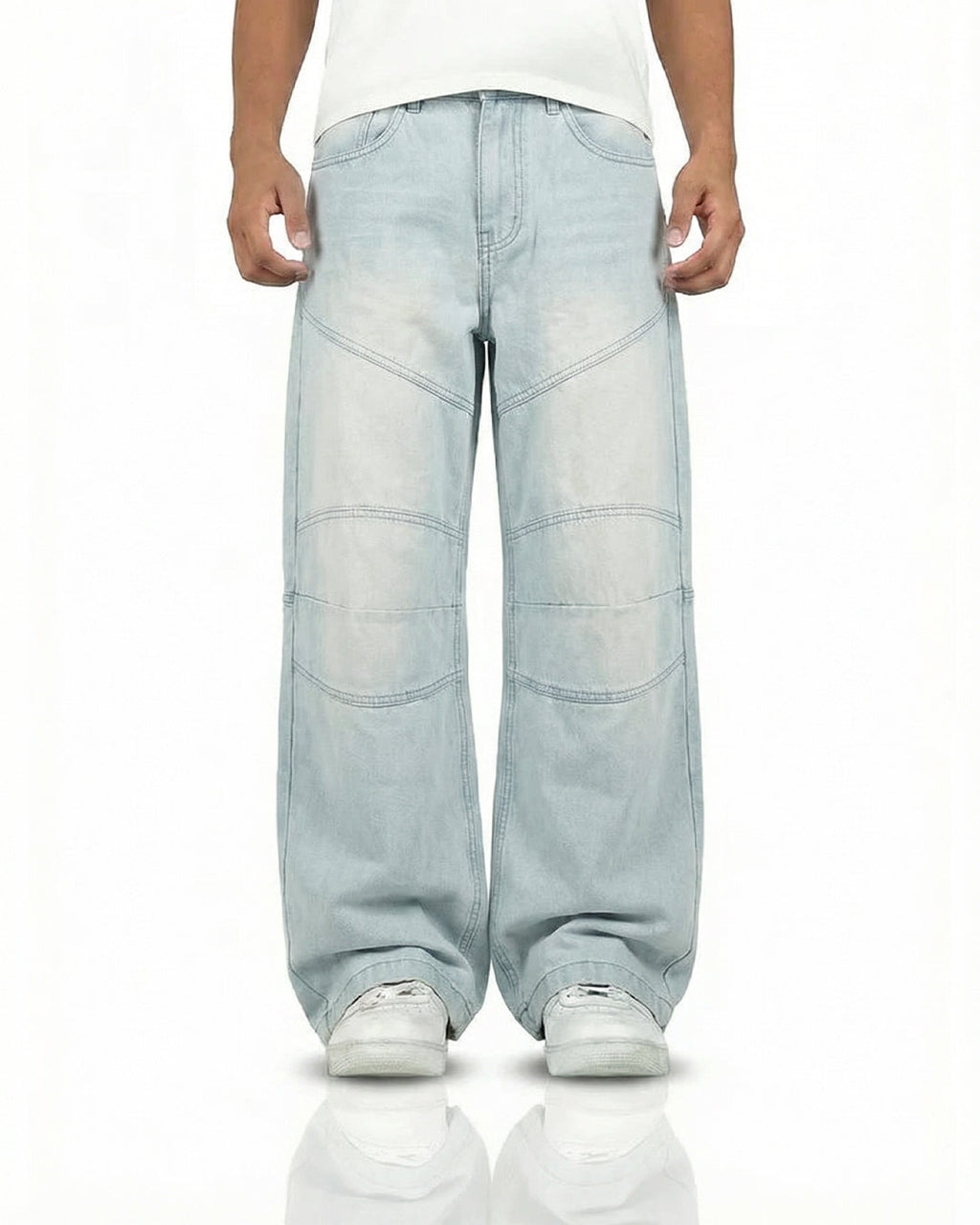 Horizon Blue Baggy Jeans