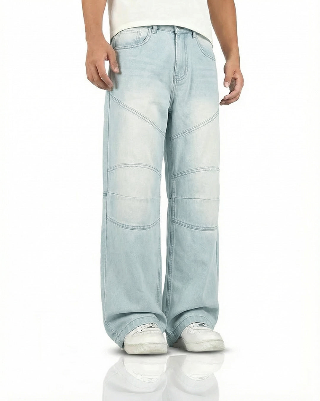 Horizon Blue Baggy Jeans