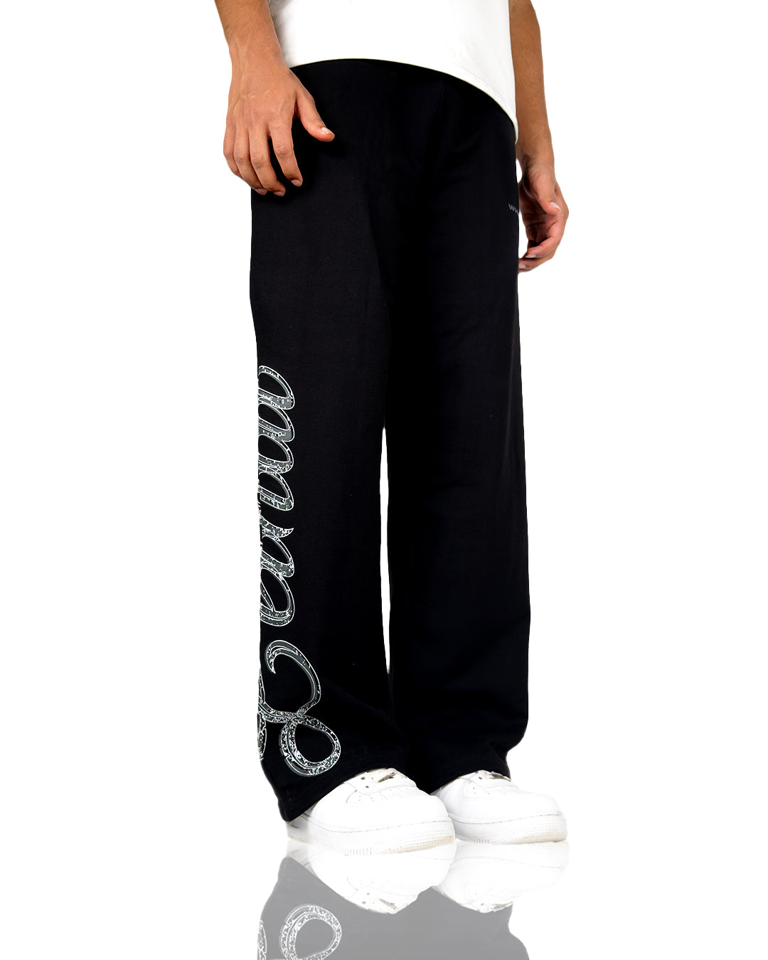 Lethal Black Essential Cotton Pants