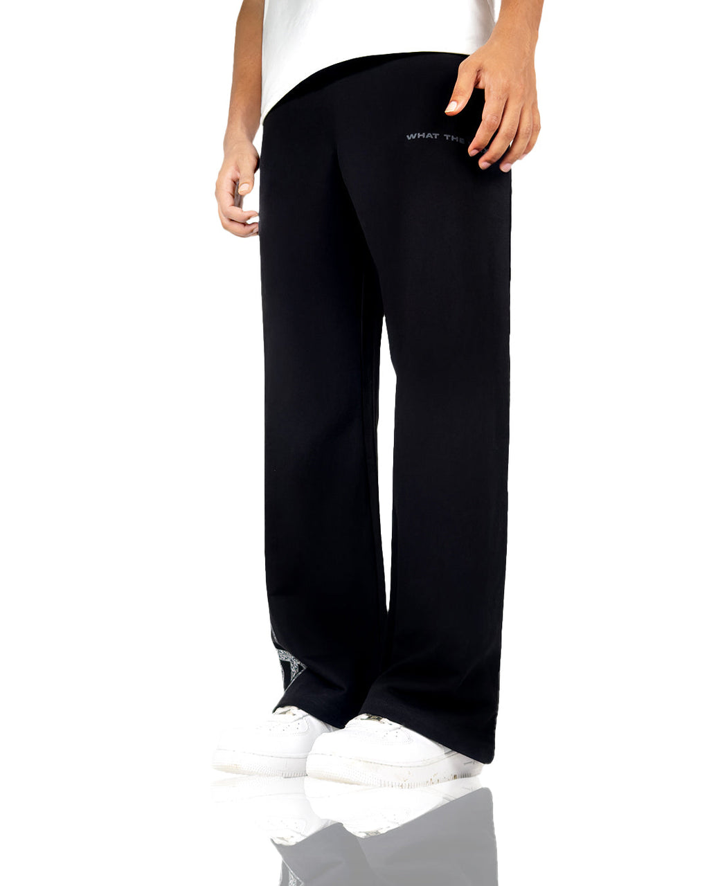 Lethal Black Essential Cotton Pants