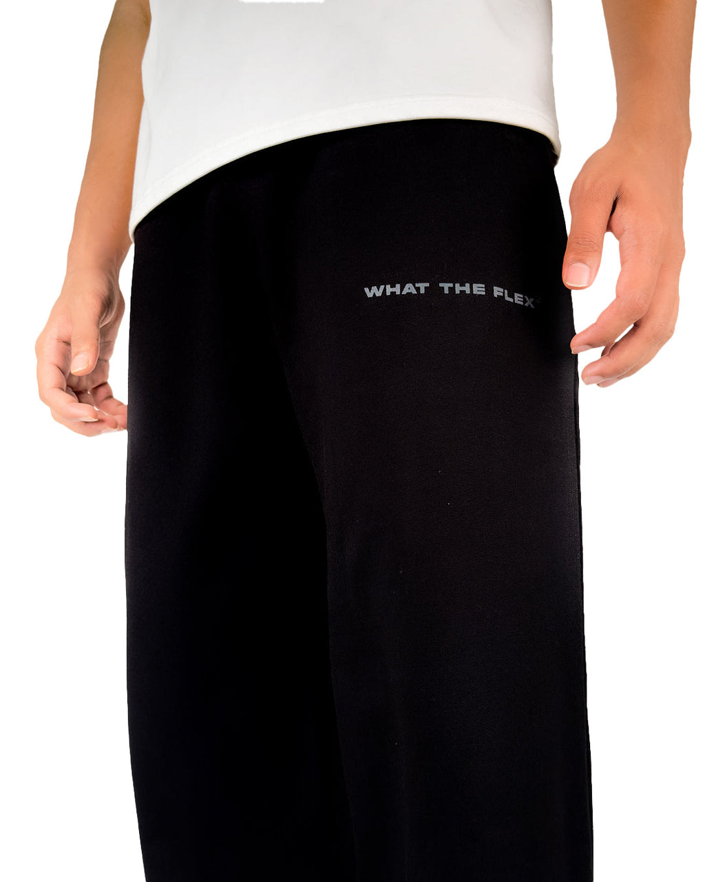 Lethal Black Essential Cotton Pants