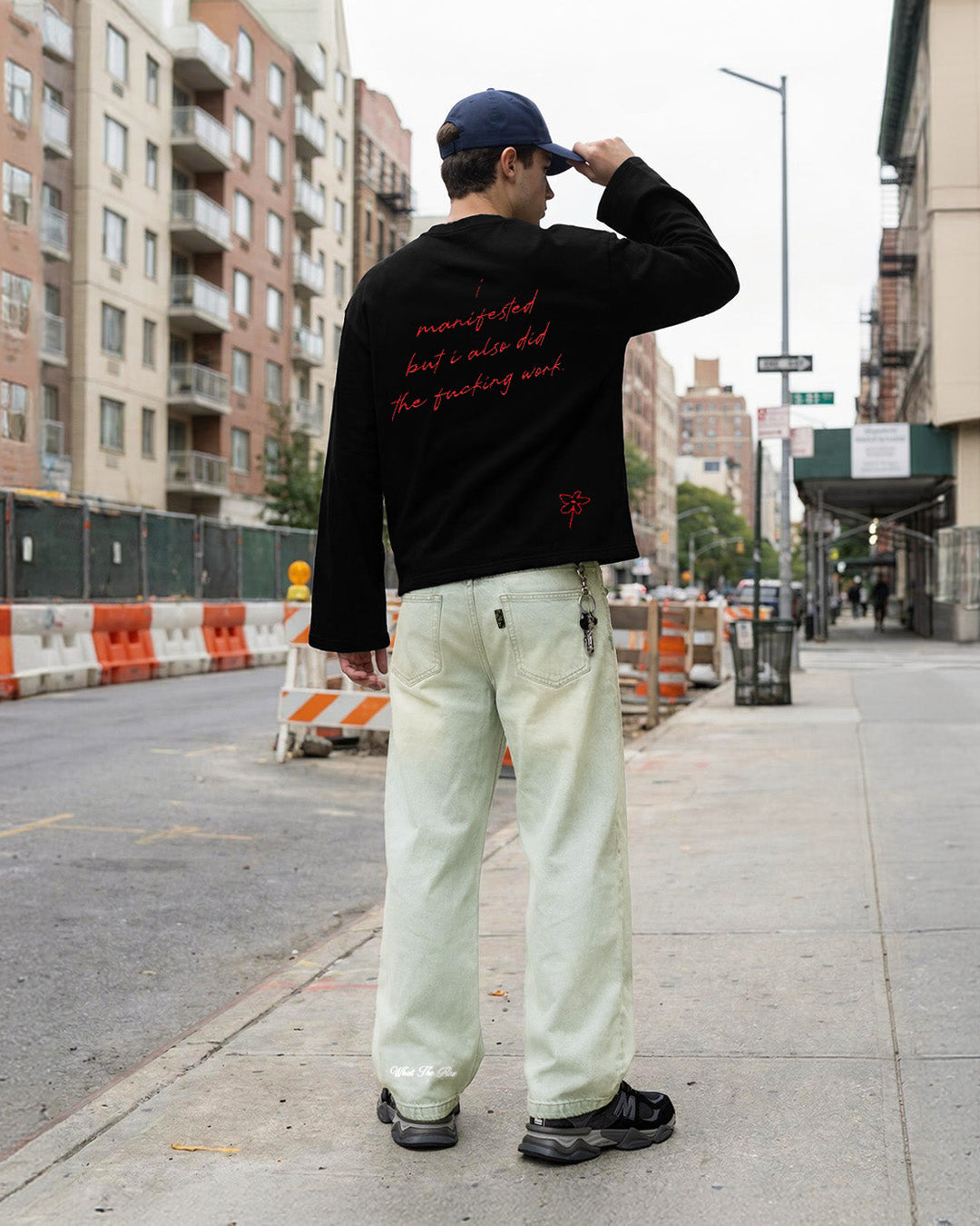 Manifested Full Sleeves Boxy-Fit T-shirt