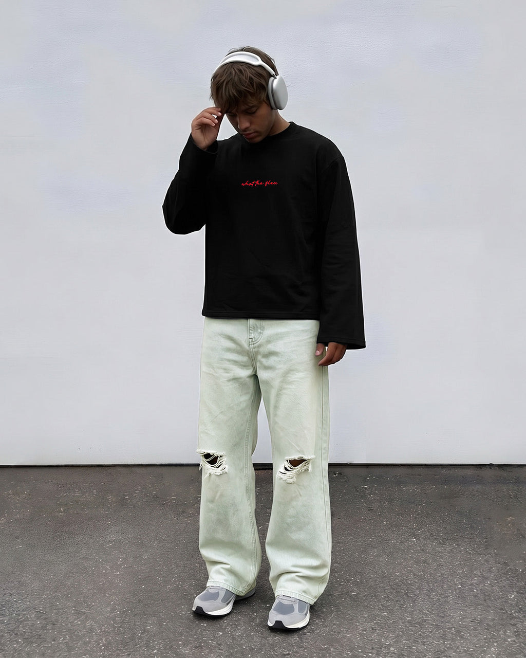 Manifested Full Sleeves Boxy-Fit T-shirt