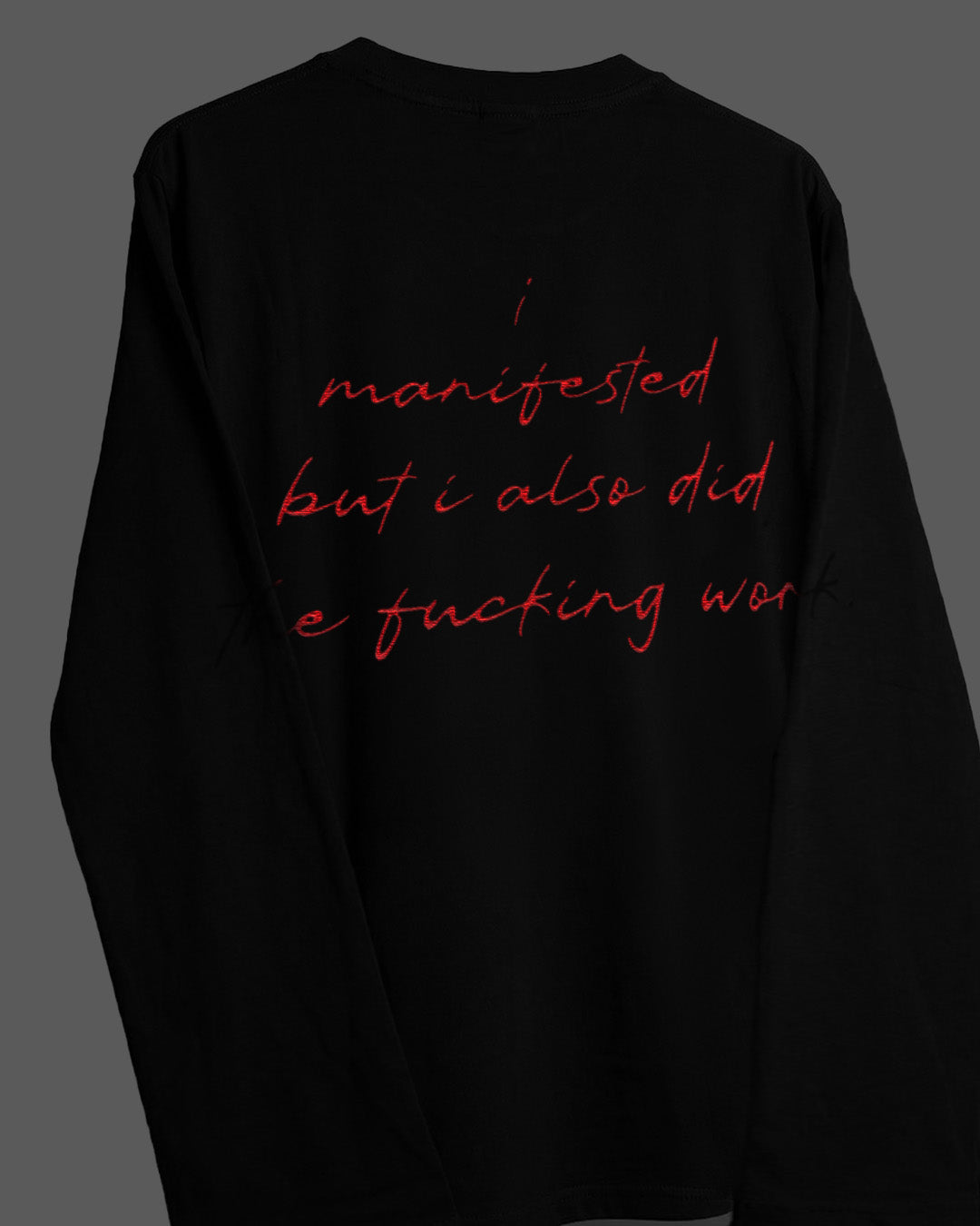 Manifested Full Sleeves Boxy-Fit T-shirt