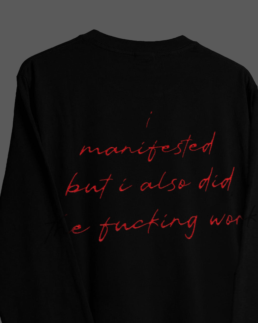 Manifested Full Sleeves Boxy-Fit T-shirt