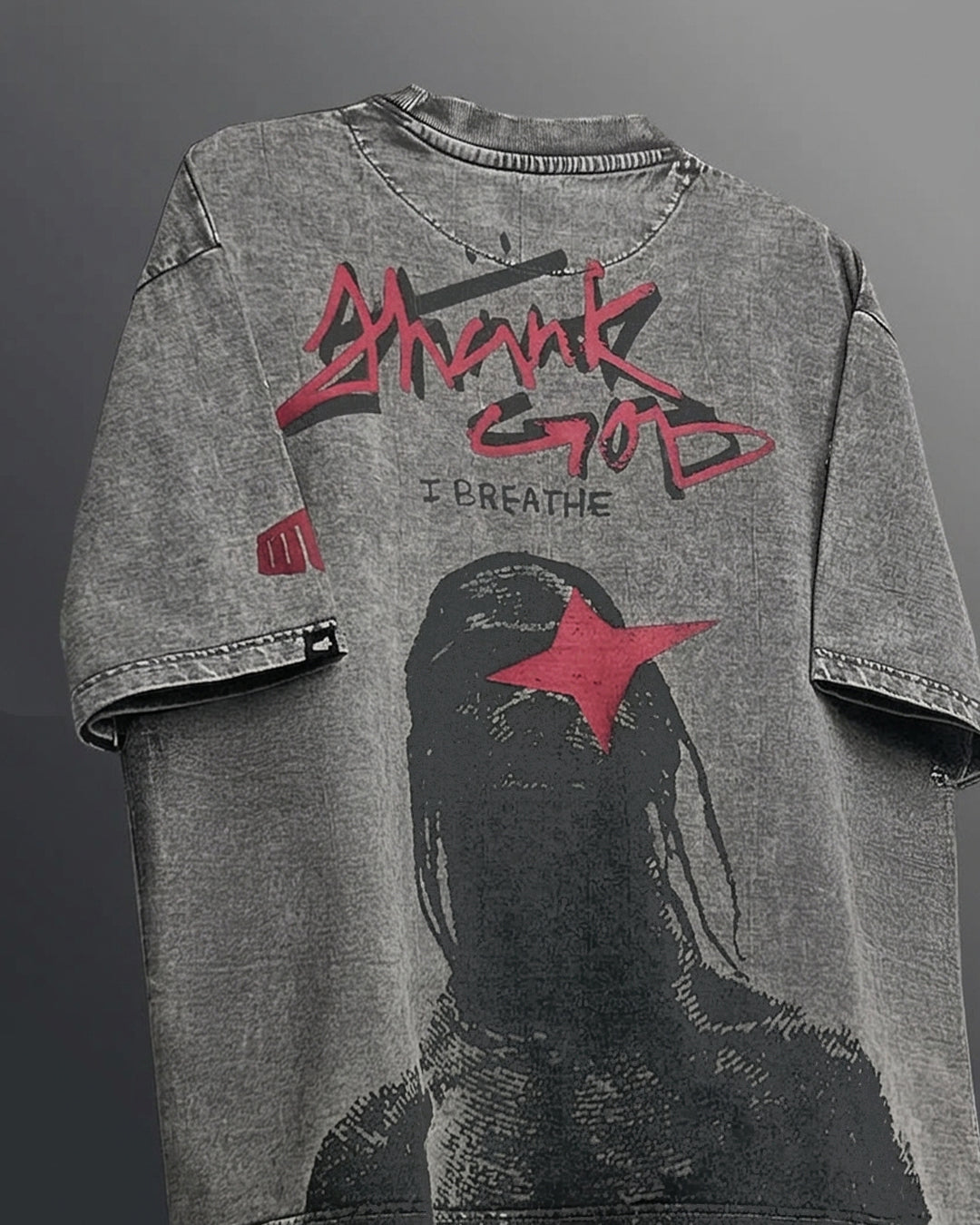 Maximus Travis Scott Acid Wash Boxy-Fit T-shirt