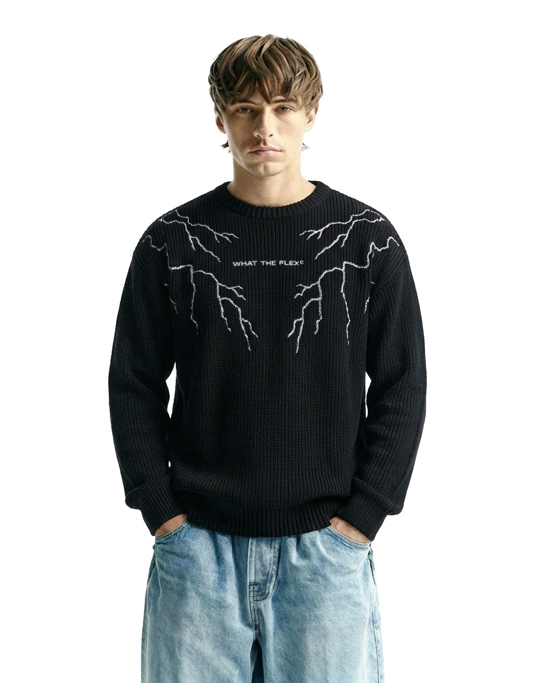 Flex Bolt Full Sleeves Knit T-Shirt