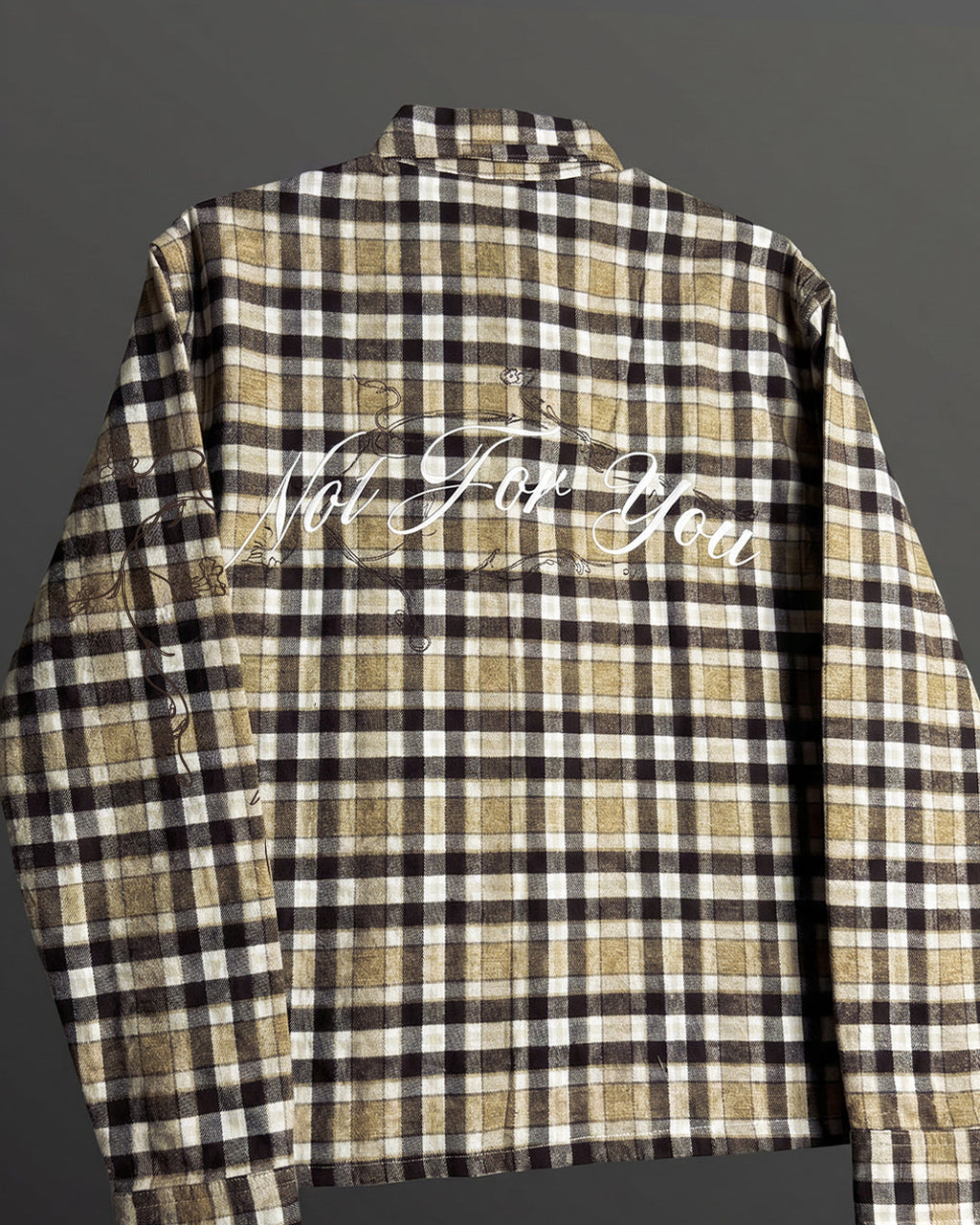 Not For You Plaid Checks Shirt