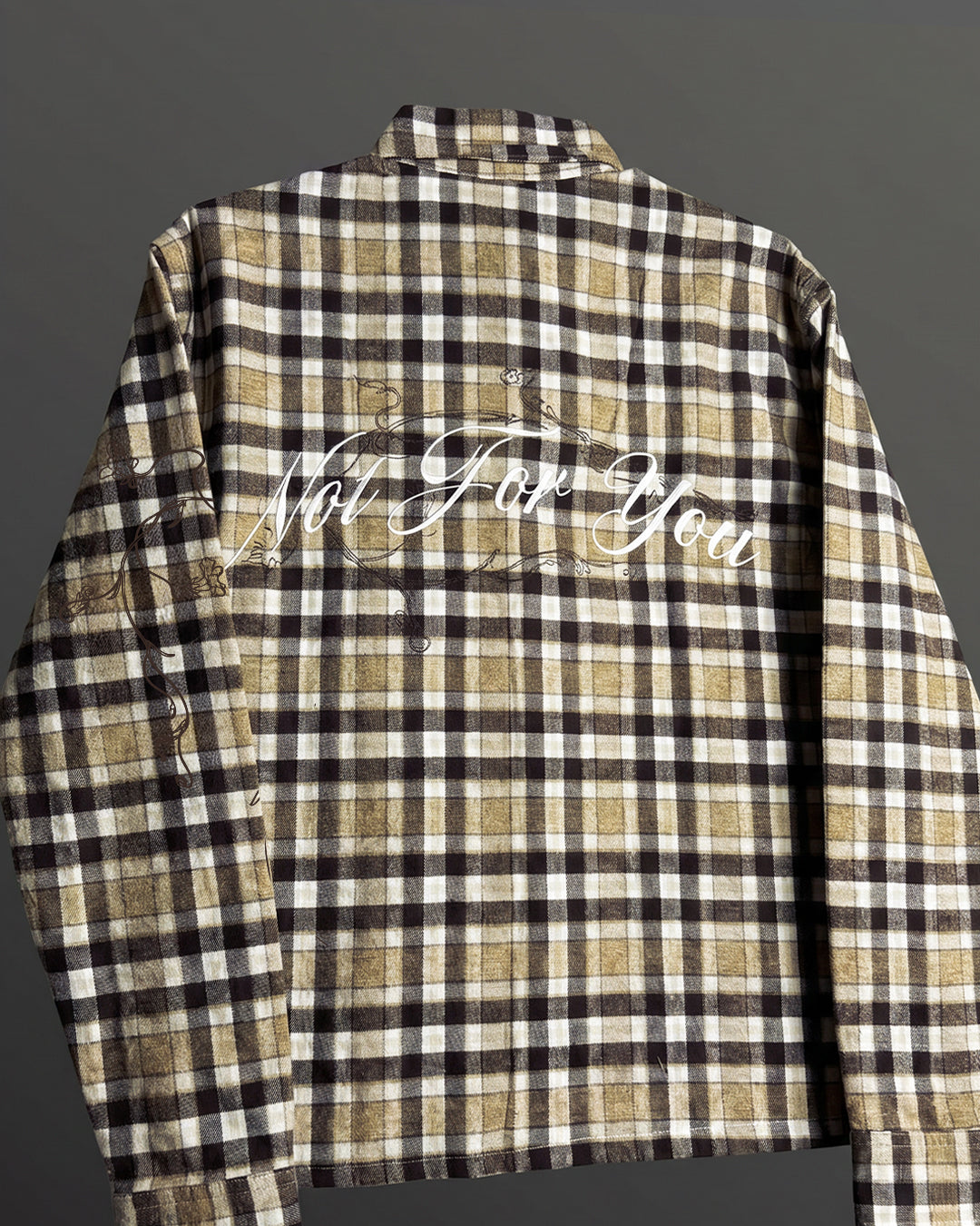 Not For You Plaid Checks Shirt
