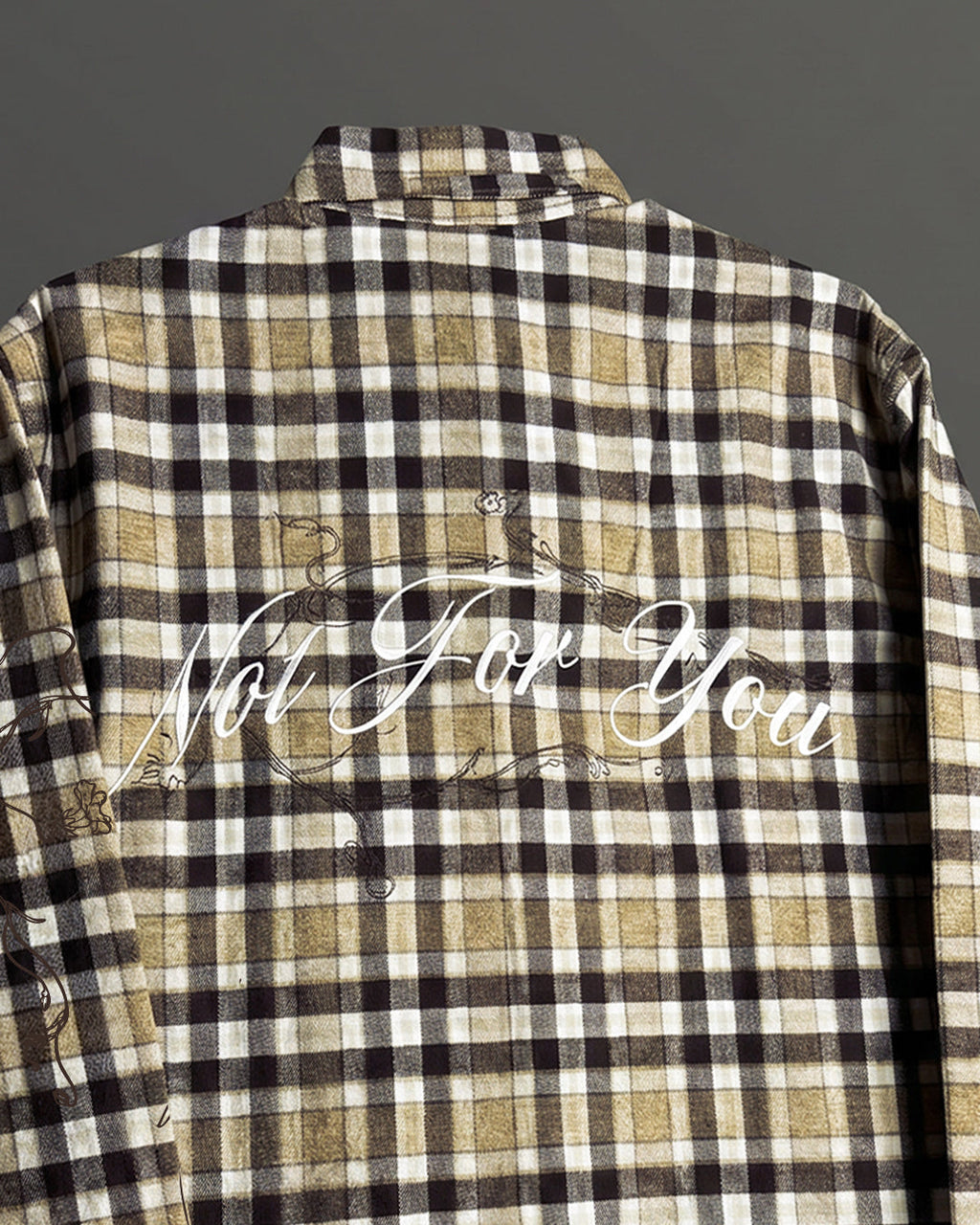 Not For You Plaid Checks Shirt