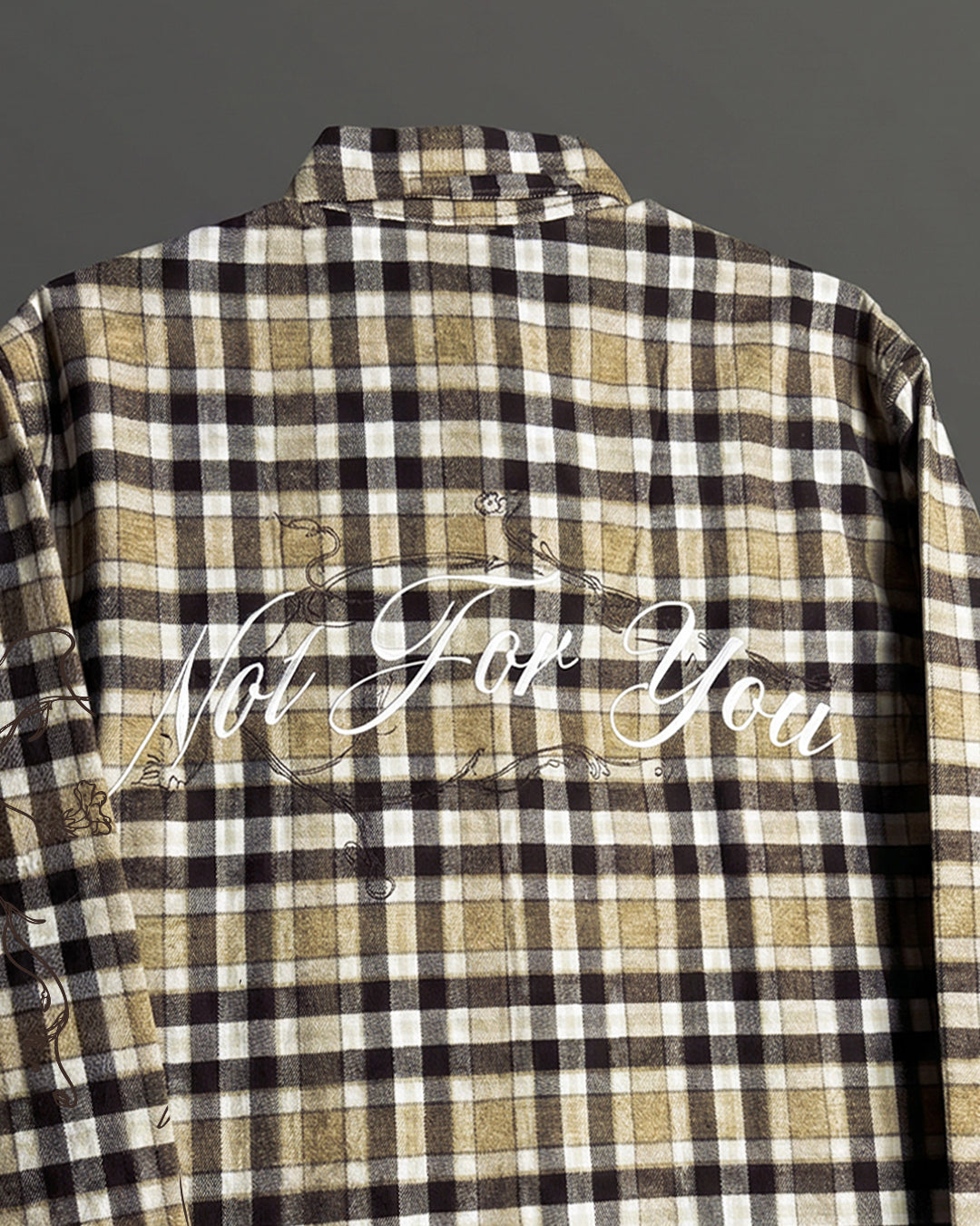 Not For You Plaid Checks Shirt