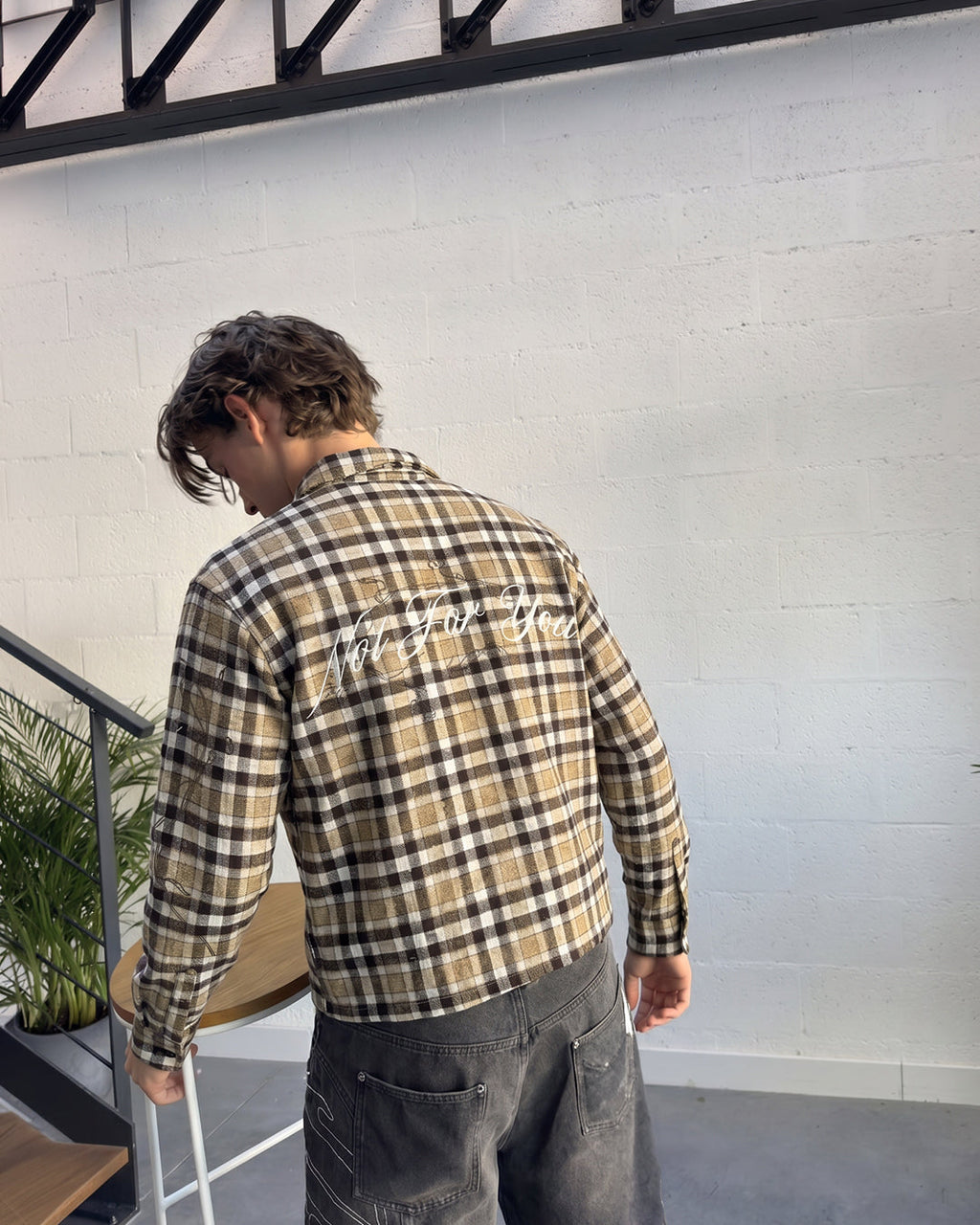 Not For You Plaid Checks Shirt