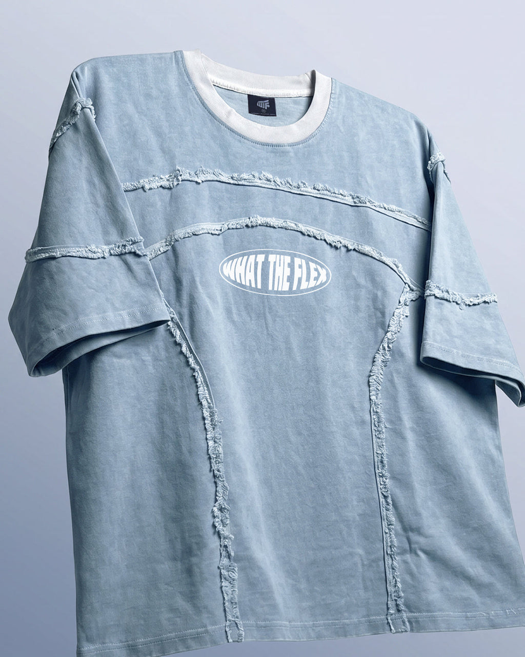 Offset Blue Denim T-shirt