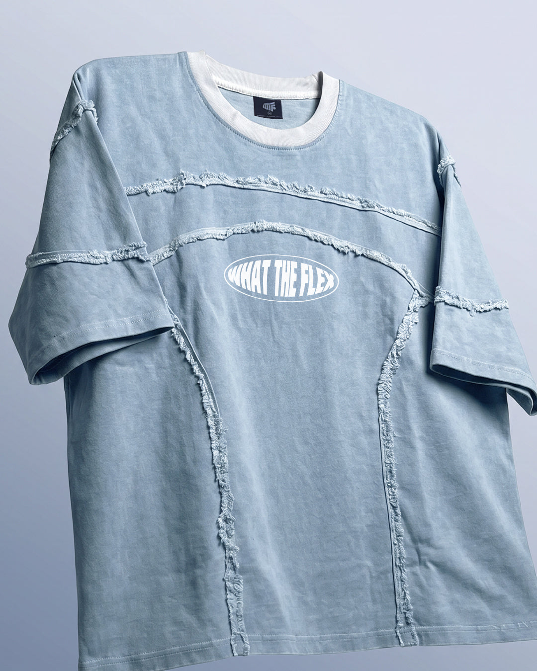 Offset Blue Denim T-shirt